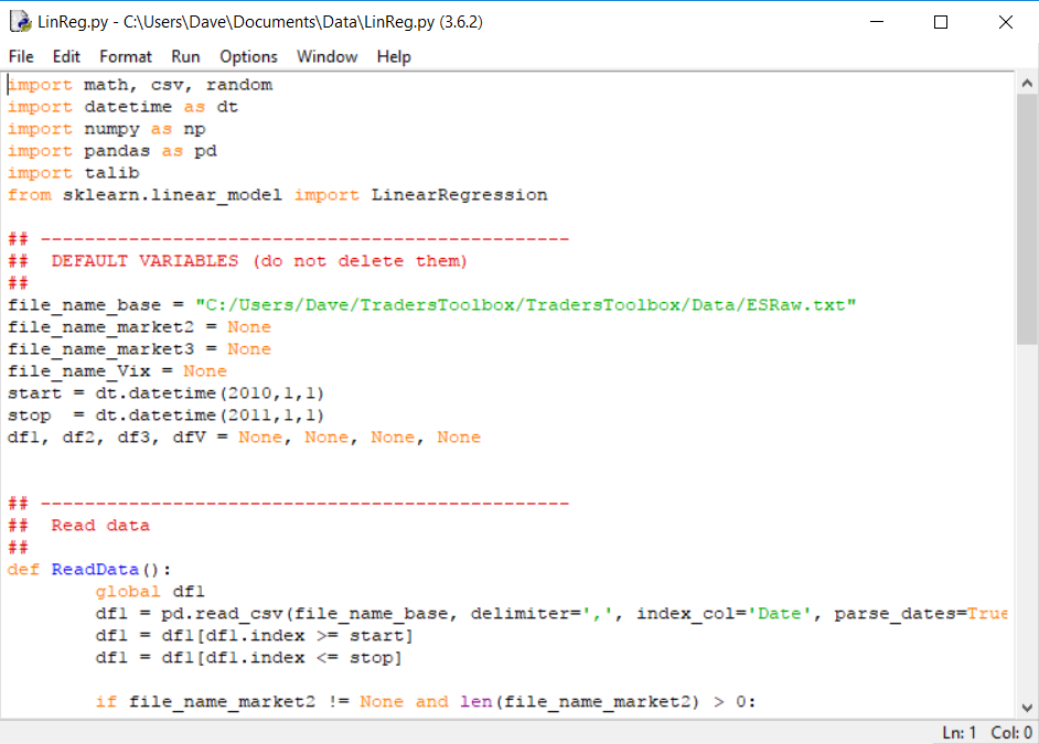 Python Tips – Reading Text Files, Working with dates, the command line