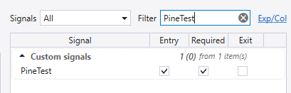 Selecting Custom Signals in Build Alpha