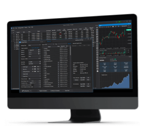 Build Alpha Automated Trading Software Dark Mode
