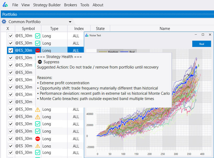 Build Alpha Health Score and Robustness Testing